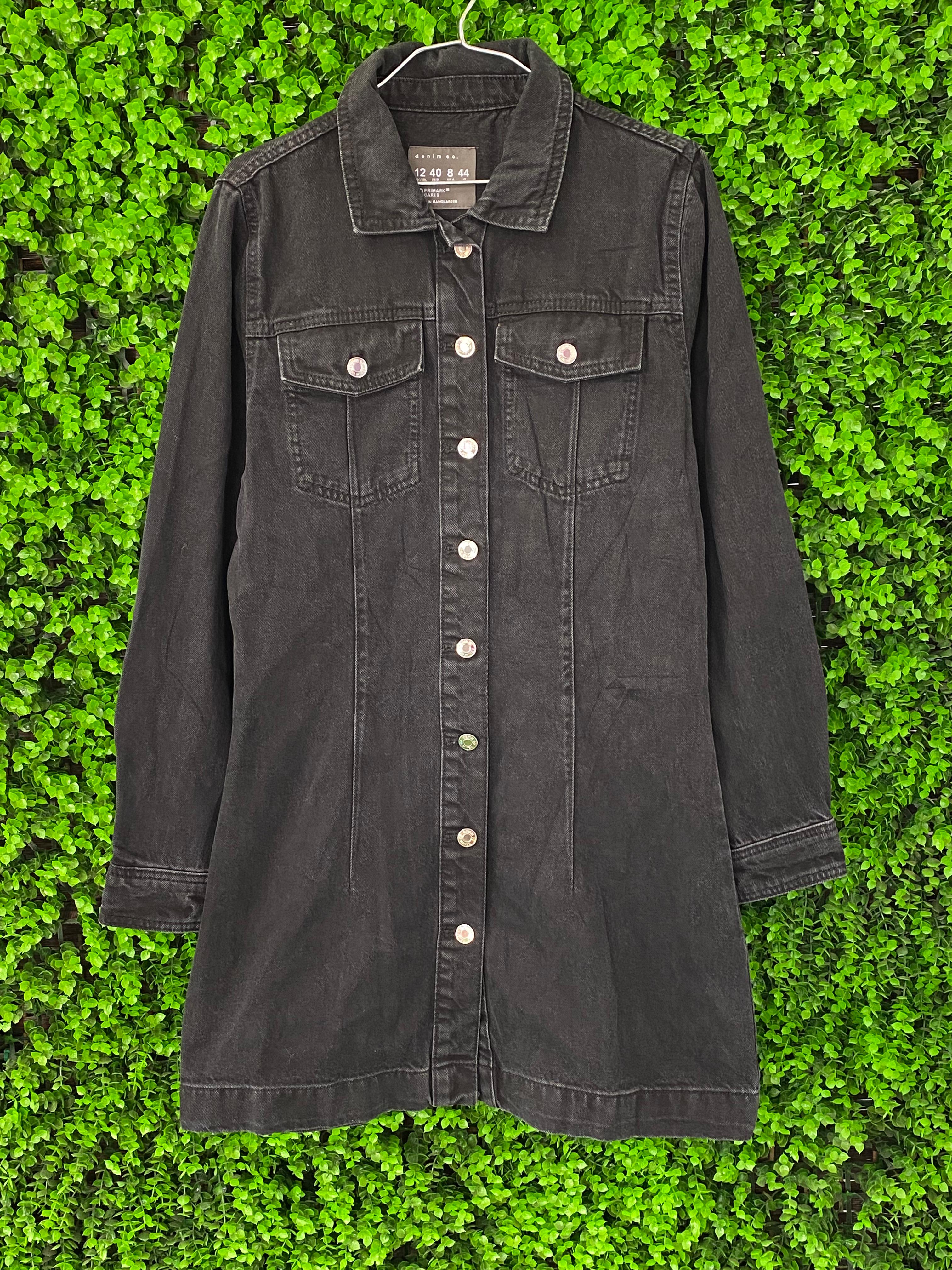 primark denim shirt dress Co. Black Denim – Salty Hippy threedimensional silhouette Elegant Ivory Sleeveless Scoop weddingeditnov25 Color:PRINT 206 MUSTARD