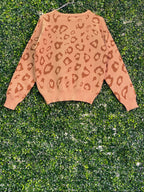 Rainbow Nation Camel Leopard Knit Jumper — back