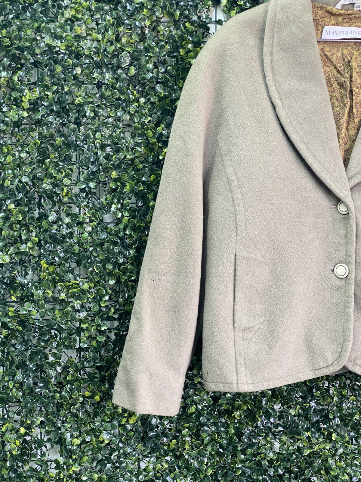 Mayerline Stone Beige Tailored Blazer — detail