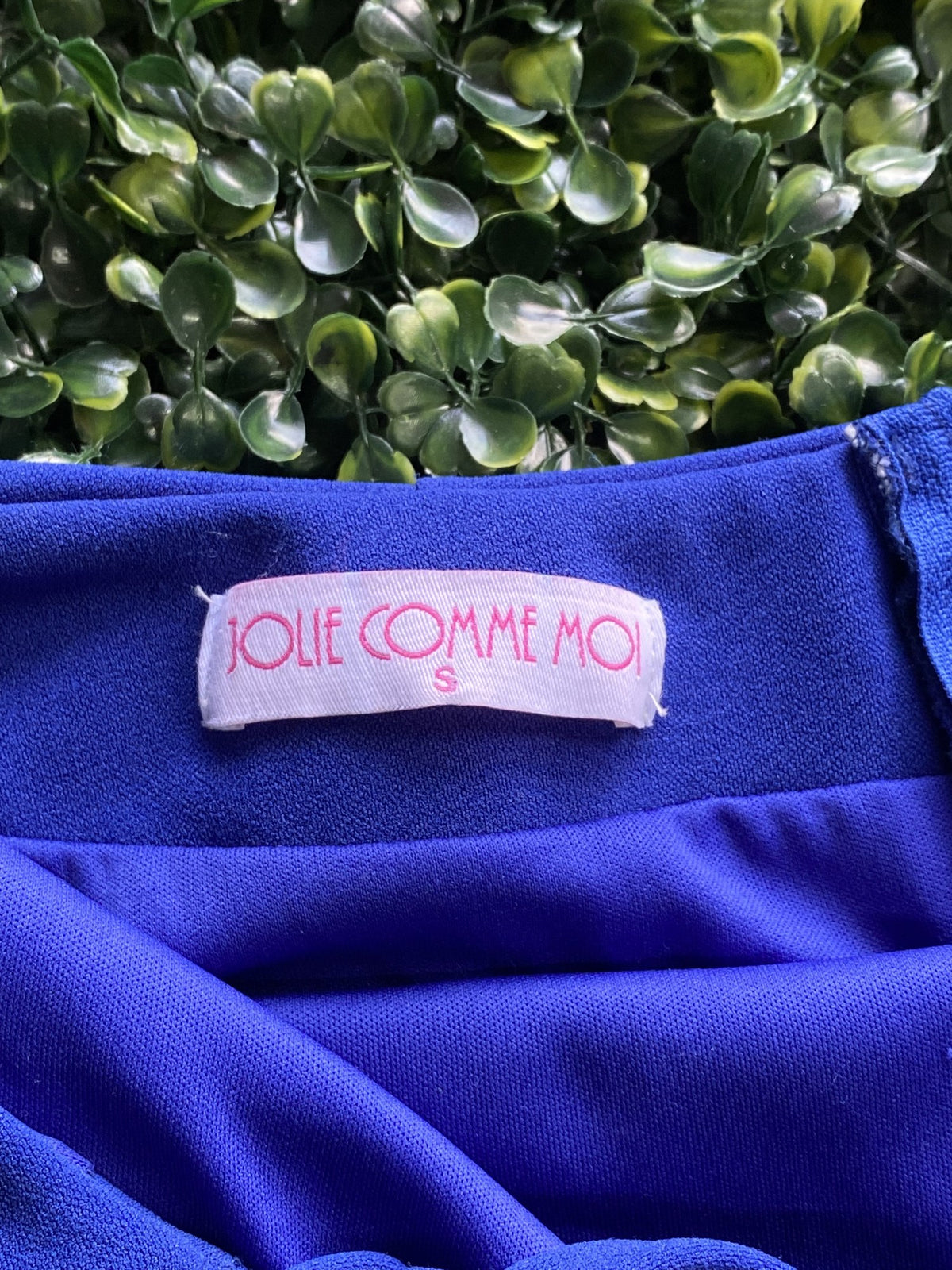 Jolie Comme Moi Cobalt Blue Tie-Back Maxi Dress — brand