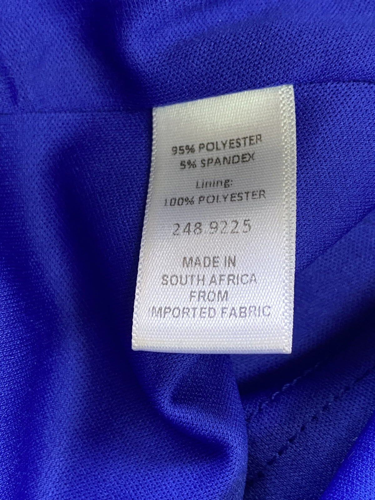 Jolie Comme Moi Cobalt Blue Tie-Back Maxi Dress — care