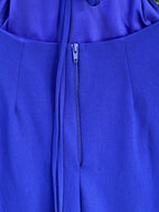 Jolie Comme Moi Cobalt Blue Tie-Back Maxi Dress — detail