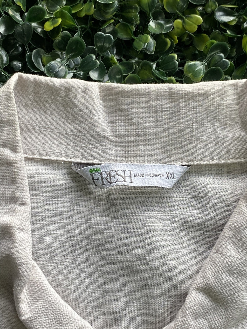 Fresh Cream Cotton Long-Sleeve Shirt — brand