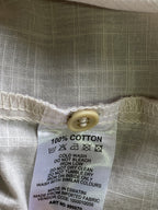 Fresh Cream Cotton Long-Sleeve Shirt — care