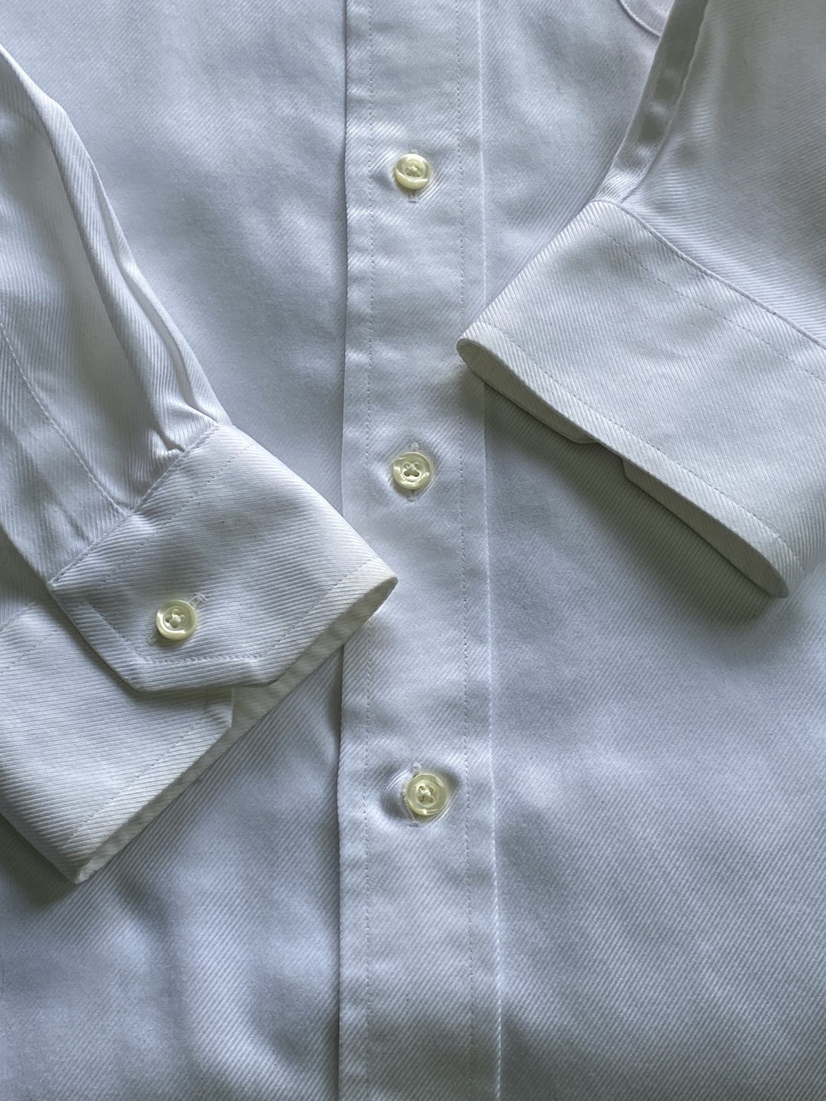 Jos. A. Bank White Signature Dress Shirt — detail