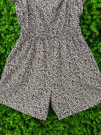 H&M Black Floral Playsuit