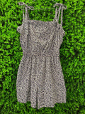 H&M Black Floral Playsuit
