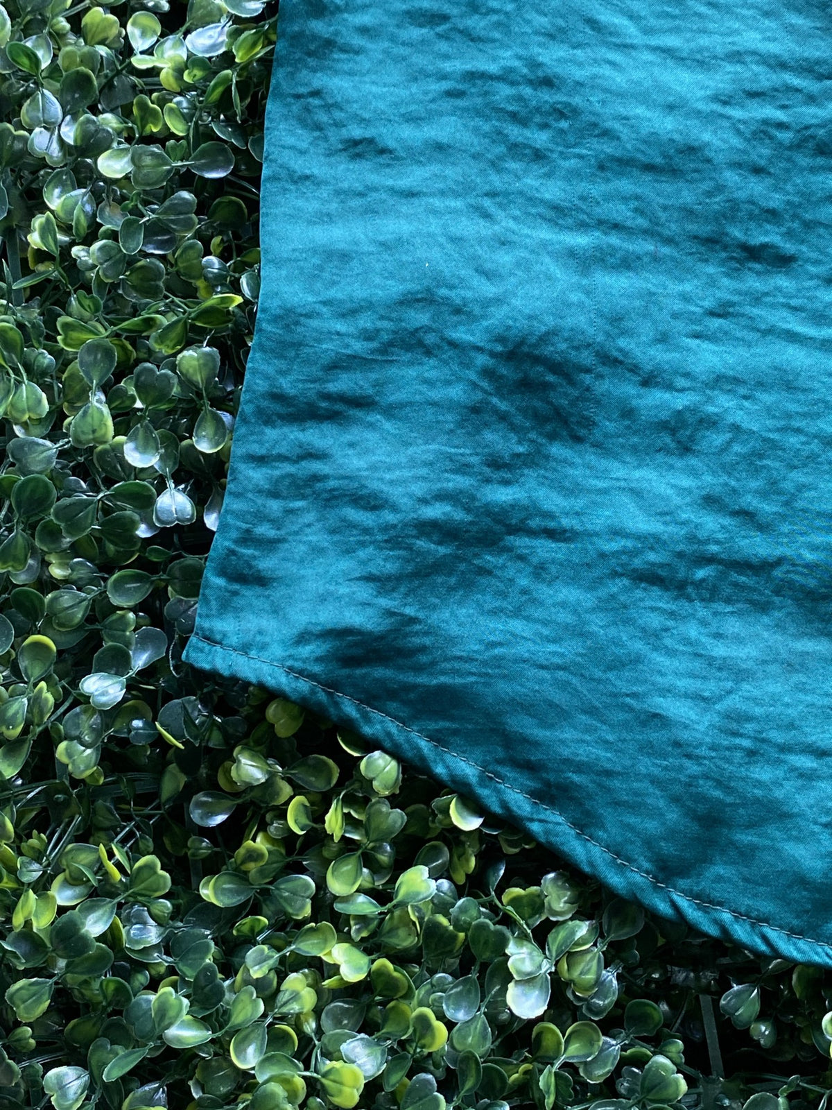 Dailyfriday Forest Green Cold-Shoulder Blouse — detail