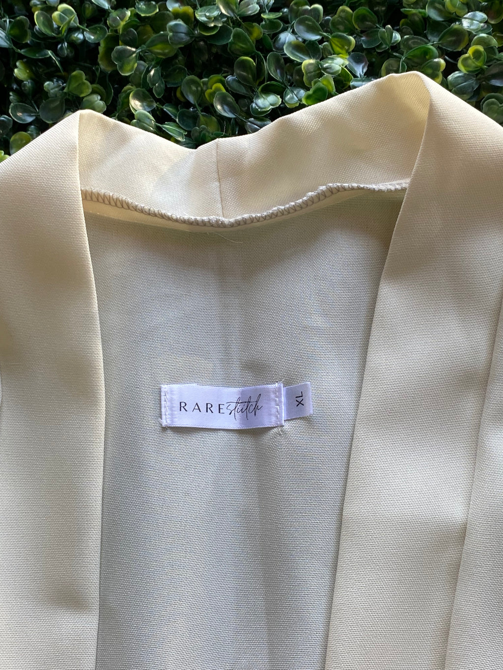 Rare Earth Cream Minimalist Longline Duster — brand