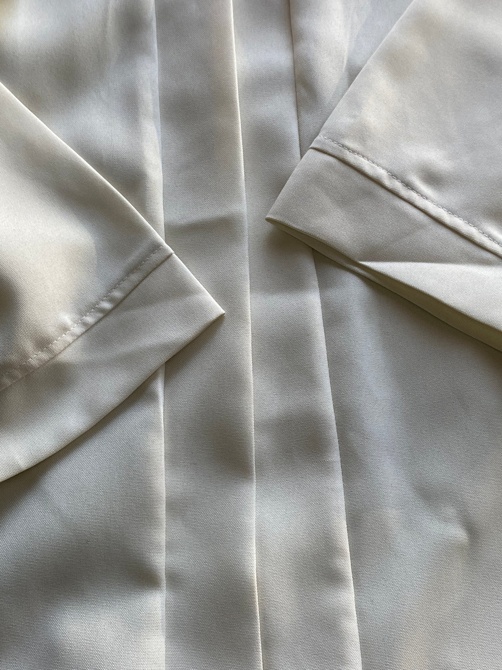 Rare Earth Cream Minimalist Longline Duster — detail