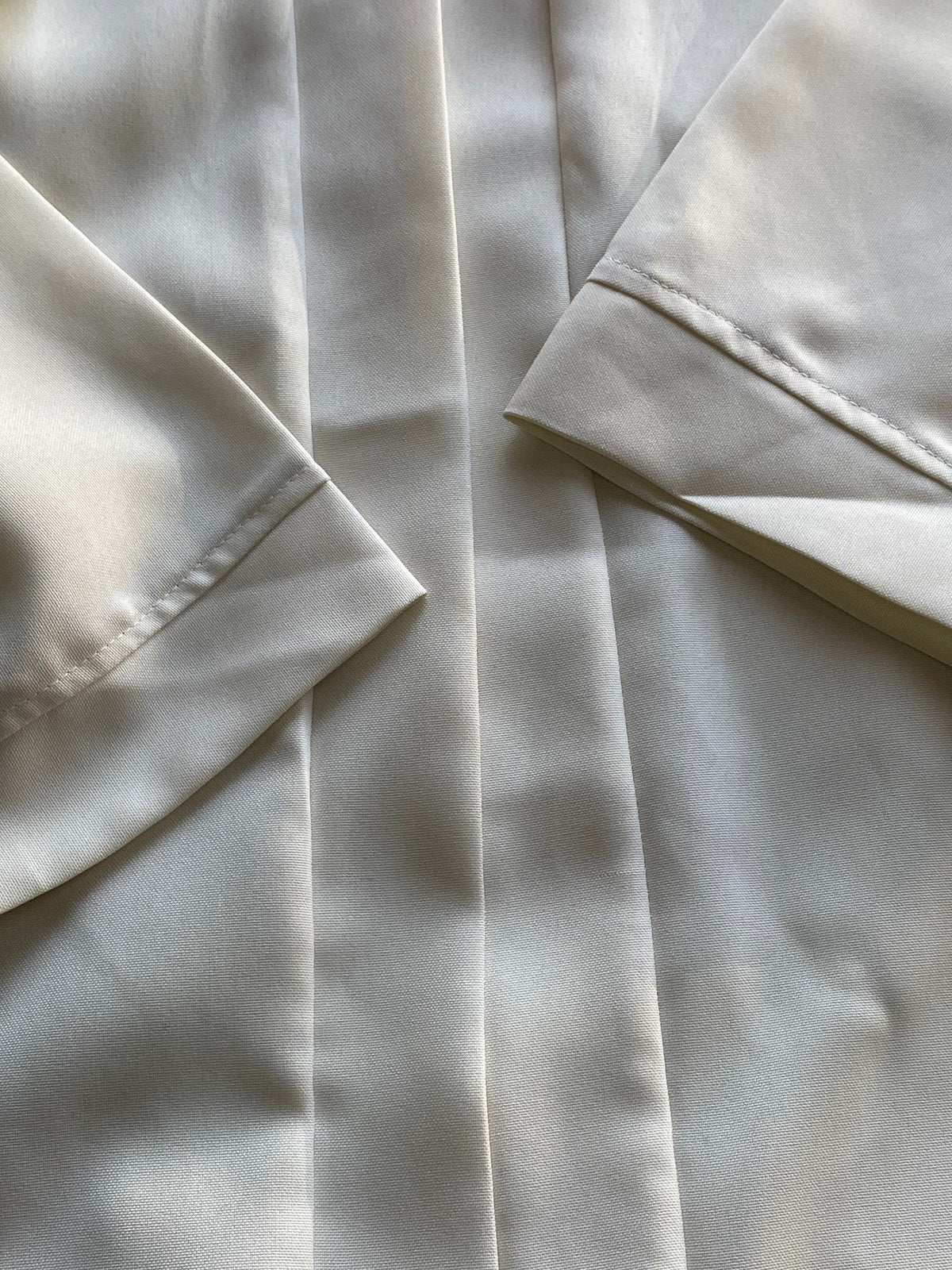 Rare Earth Cream Minimalist Longline Duster — detail