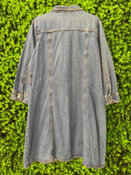 Denim Button-Through Dress Jacket