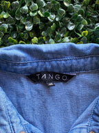 Tango Light-Wash Denim Utility Jumpsuit — brand