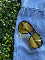 Tango Light-Wash Denim Utility Jumpsuit — detail