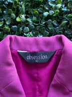 Obsession Magenta Tailored Three-Button Blazer — brand