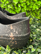 Melissa Black Gold-Speckled Lace-Up Shoes — detail