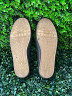 Melissa Black Gold-Speckled Lace-Up Shoes — detail