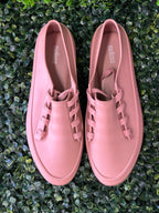 Melissa Dusty Pink Lace-Up Platform Shoes — brand