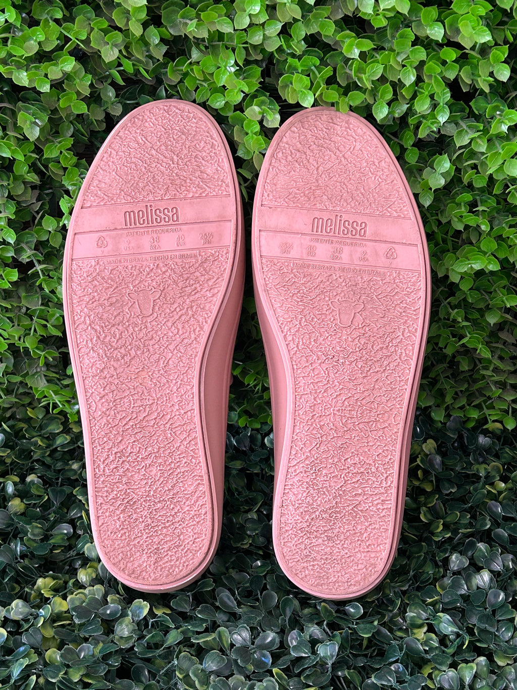 Melissa Dusty Pink Lace-Up Platform Shoes — detail