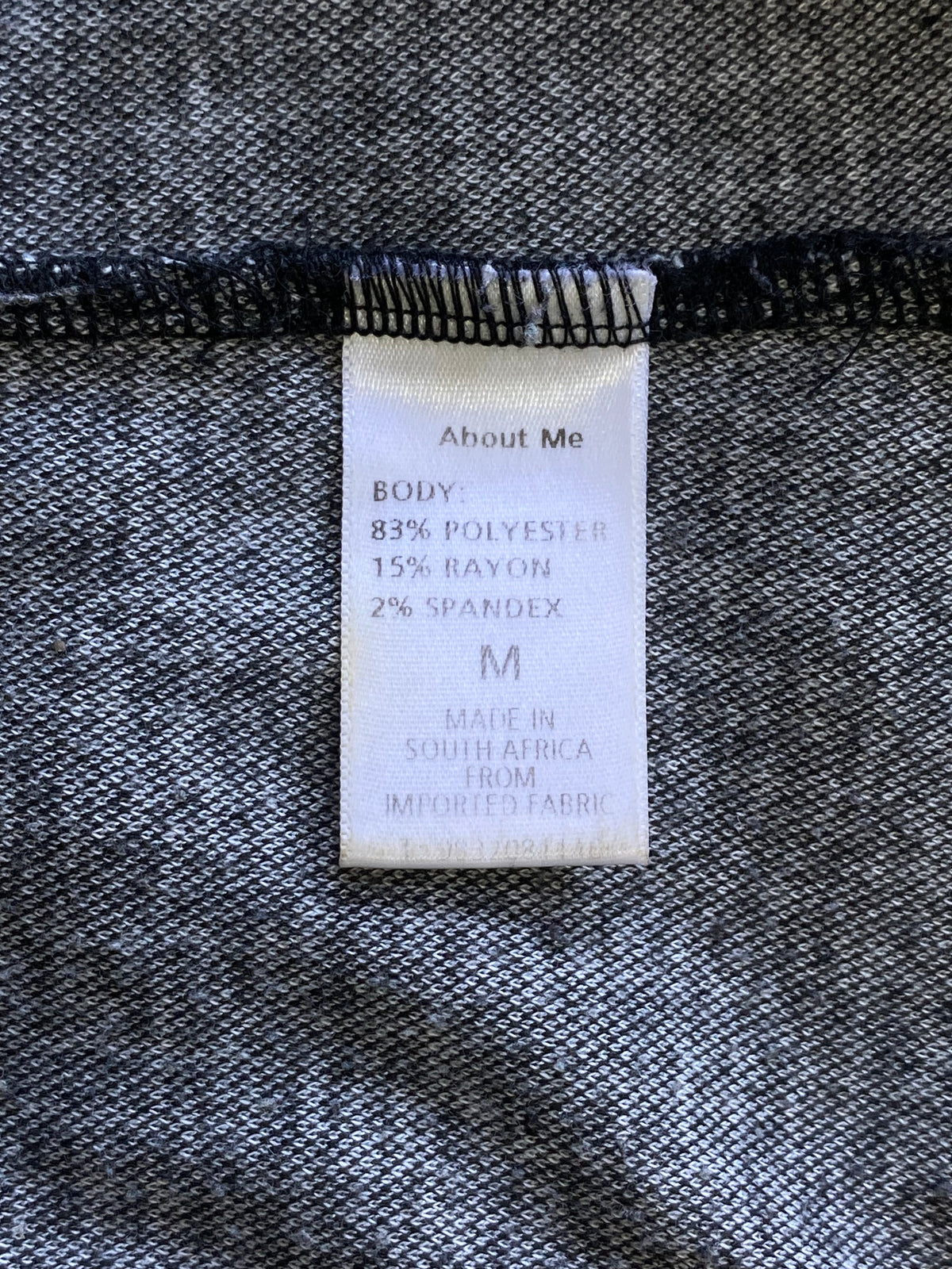 About Me Grey Plaid Wrap-Detail Pencil Skirt — care