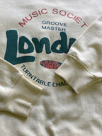 Zara Yellow London Graphic Sweatshirt — detail