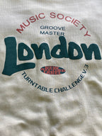 Zara Yellow London Graphic Sweatshirt — detail