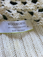 Woolworths Cream Open-Knit Cotton Blend Jersey — care