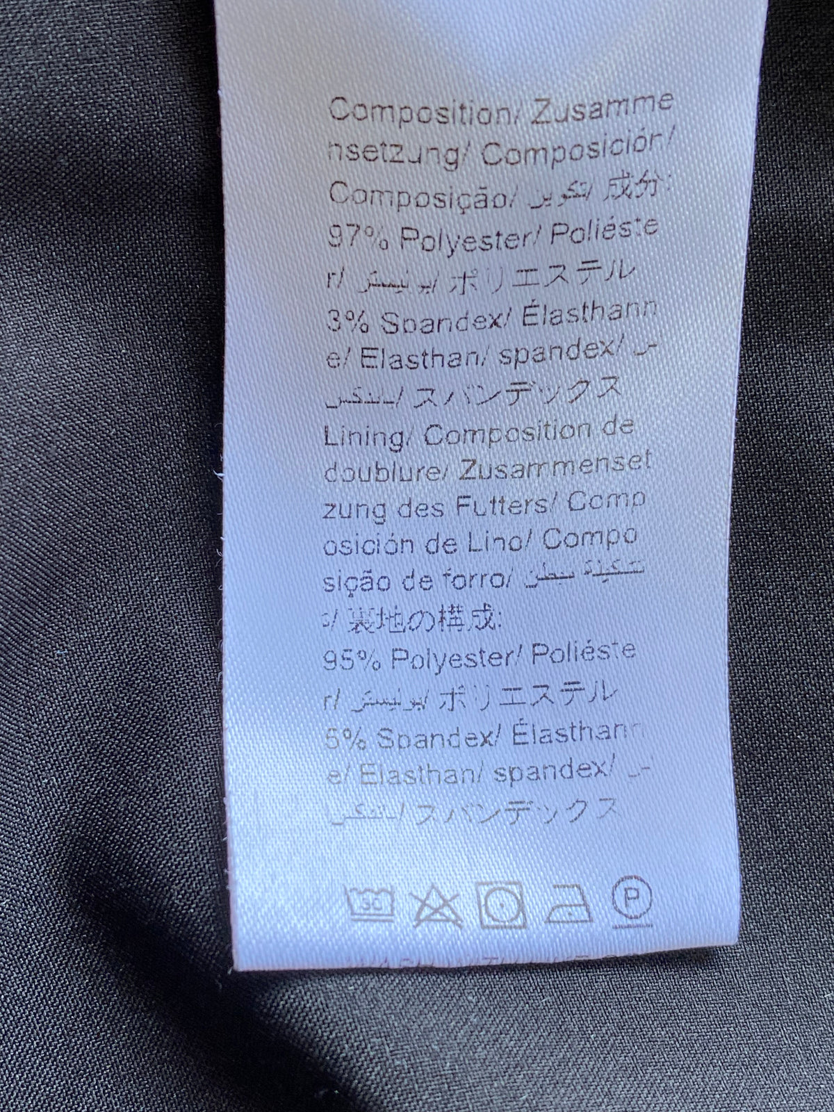 Amy Enjoy Life Black Gold-Button Longline Blazer — care