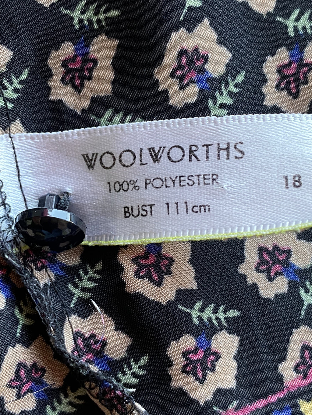 Woolworths Purple Patchwork Print Peasant Dress — brand