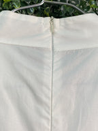SHSHDHZX White Broderie Panel Blouse — detail