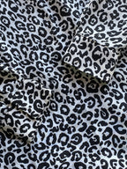 Studio.W Black & White Leopard Print Blouse — detail