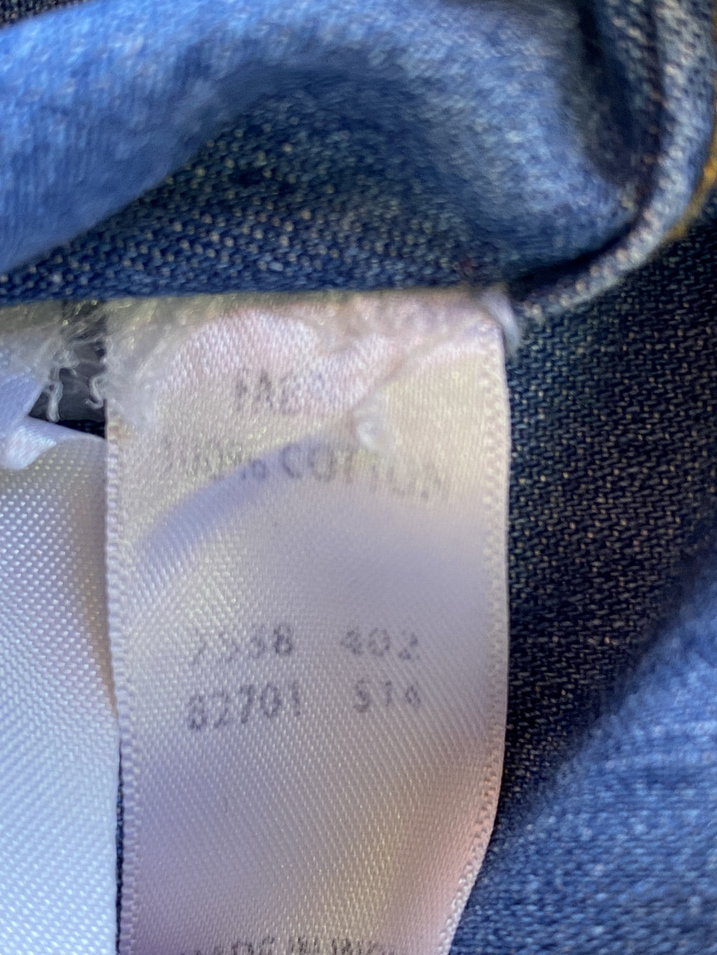 Daniel Hechter Blue Slim Fit Denim Shirt — care