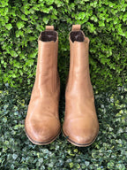 Woolworths Tan Leather Chelsea Ankle Boots — front