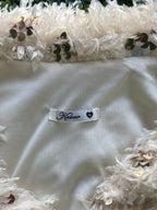 Kaimen Ivory Sequin Textured Cardigan — brand
