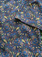Edition Navy Paisley Cropped Pants — detail