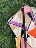 Studio.W Multicolour Geometric Tassel Kaftan Top — detail