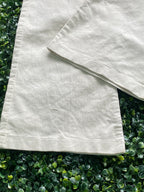Worldwide Wear Cream Cotton Utility Jumpsuit — detail