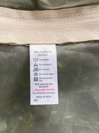 FTX Champagne Sheer Bustier-Detail Blouse — care