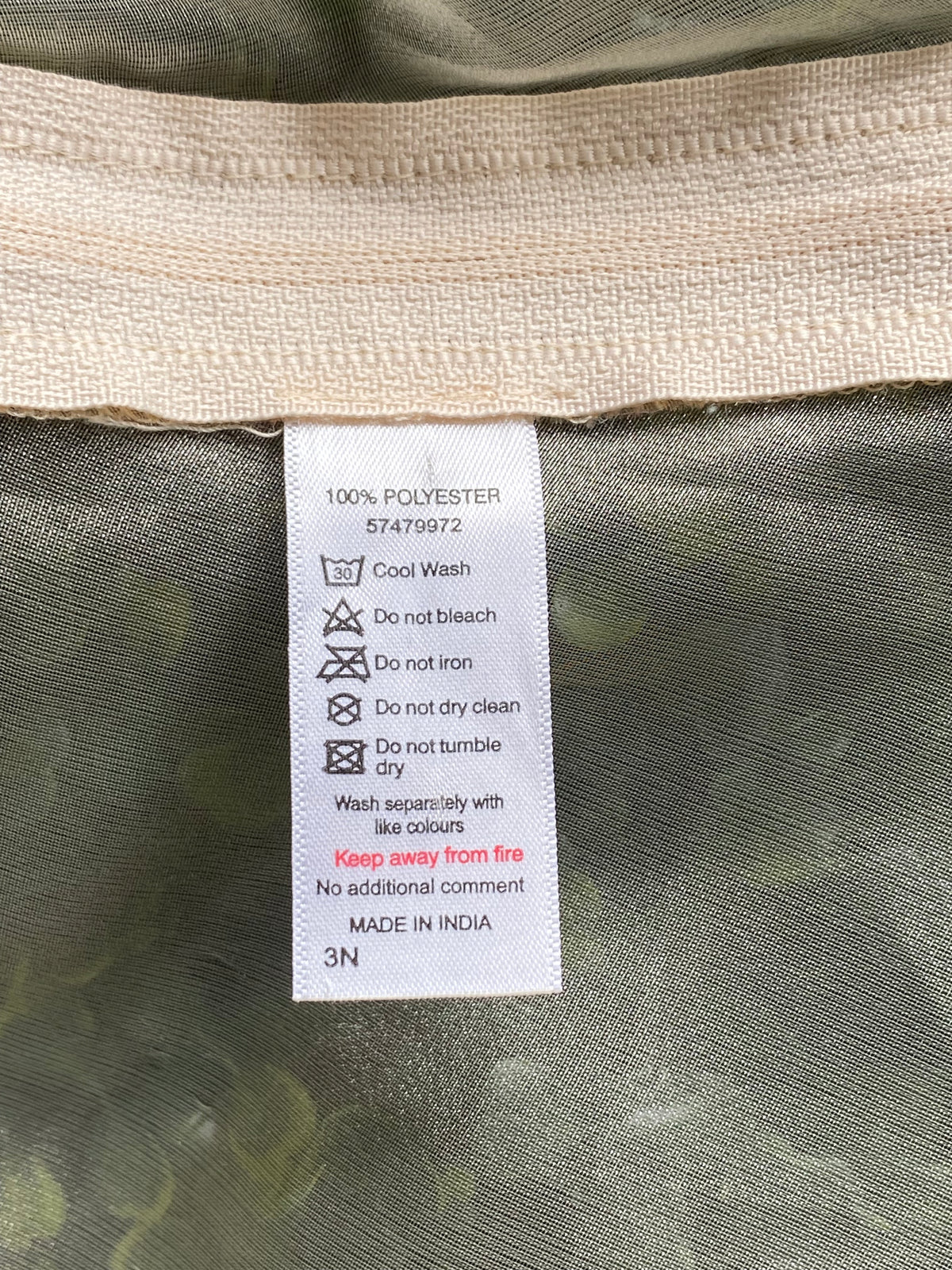 FTX Champagne Sheer Bustier-Detail Blouse — care