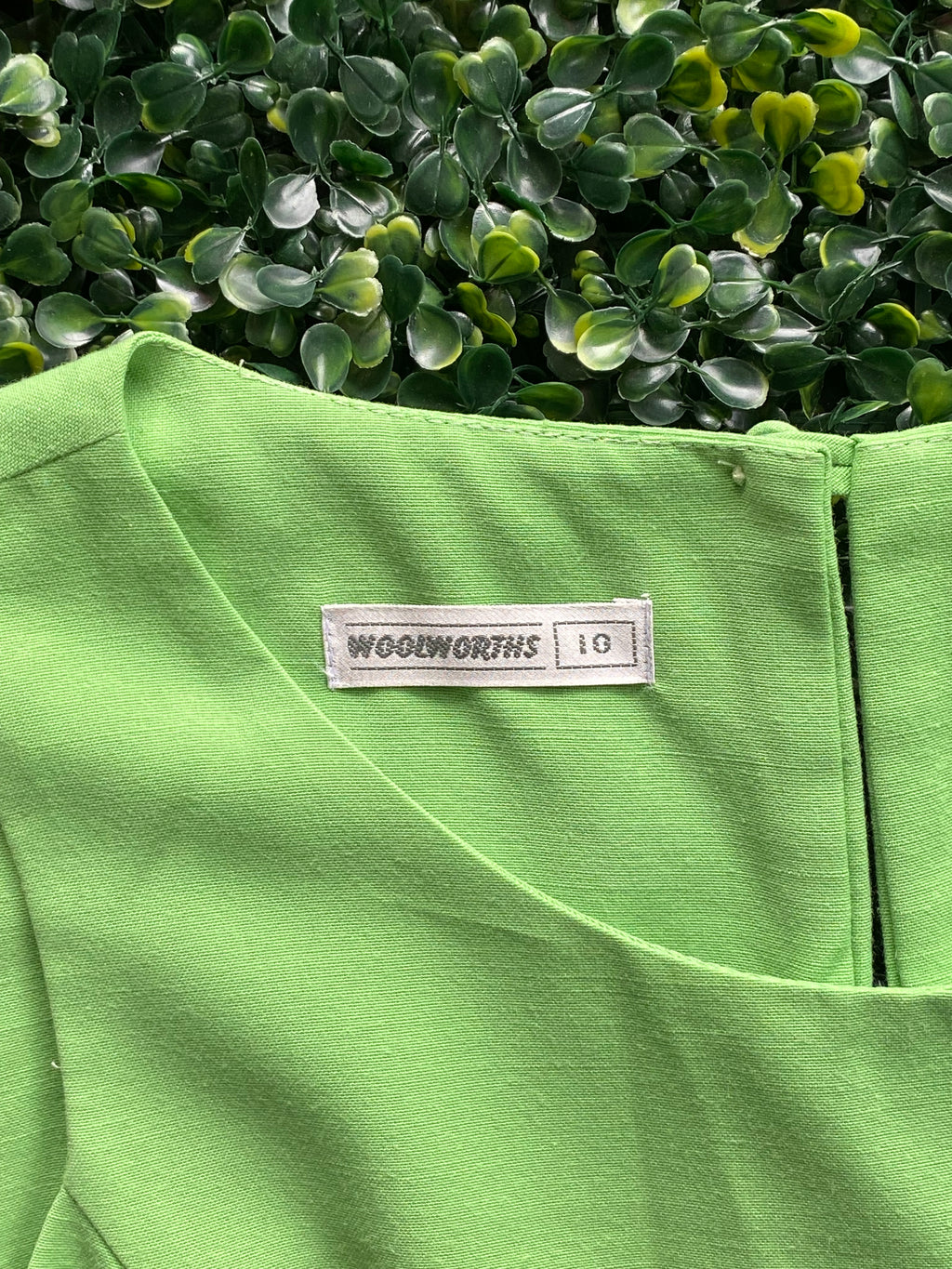 Woolworths Lime Green & Black Mod Shift Dress — brand