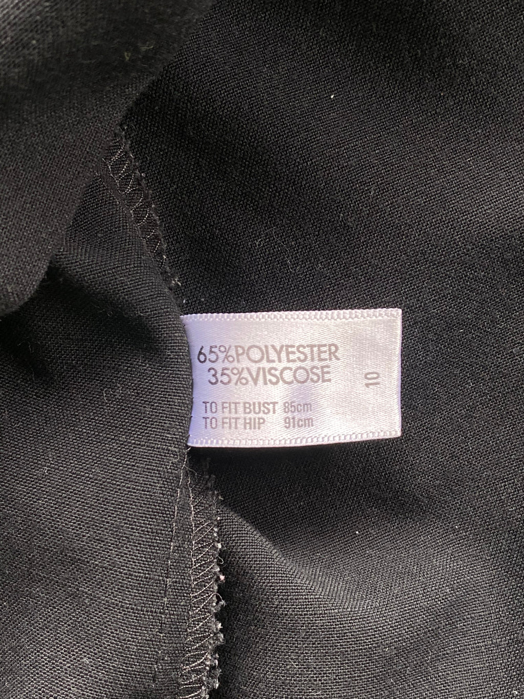 Woolworths Lime Green & Black Mod Shift Dress — care
