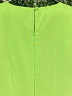 Woolworths Lime Green & Black Mod Shift Dress — detail
