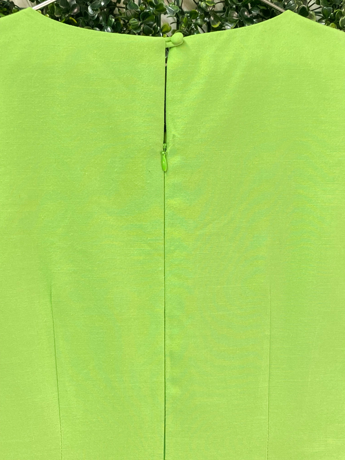 Woolworths Lime Green & Black Mod Shift Dress — detail