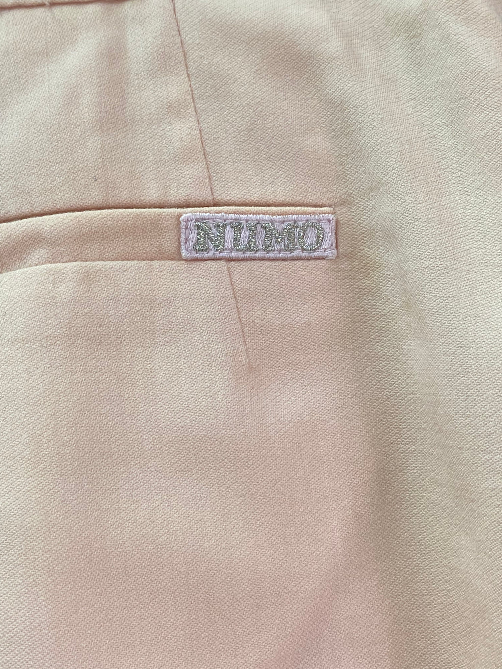 NUMO Blush Pink Cotton Tailored Shorts — brand