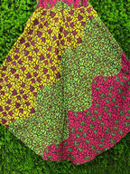 Vibrant Bloom Patchwork Dress