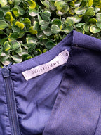 Dailyfriday Deep Navy Wrap-Front Tailored Jumpsuit — brand