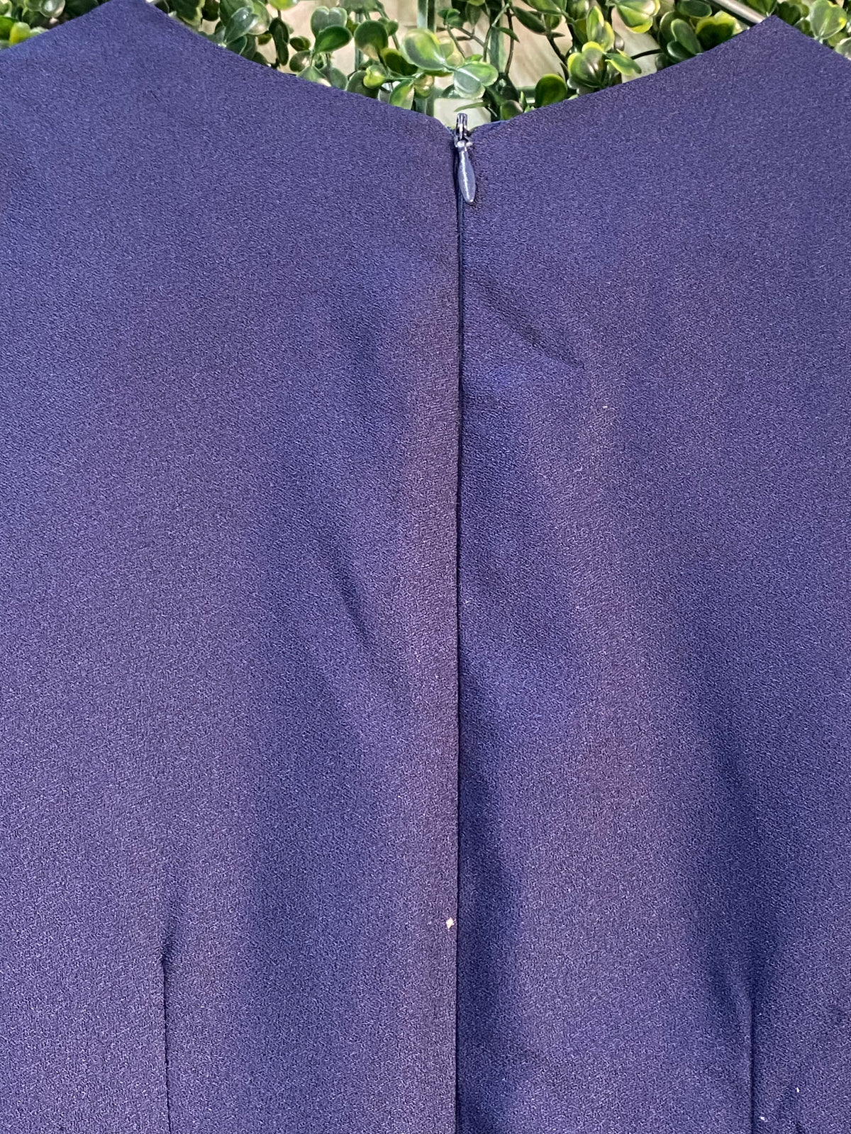 Dailyfriday Deep Navy Wrap-Front Tailored Jumpsuit — detail