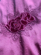 List Woman Burgundy Embroidered Longline Jacket — detail