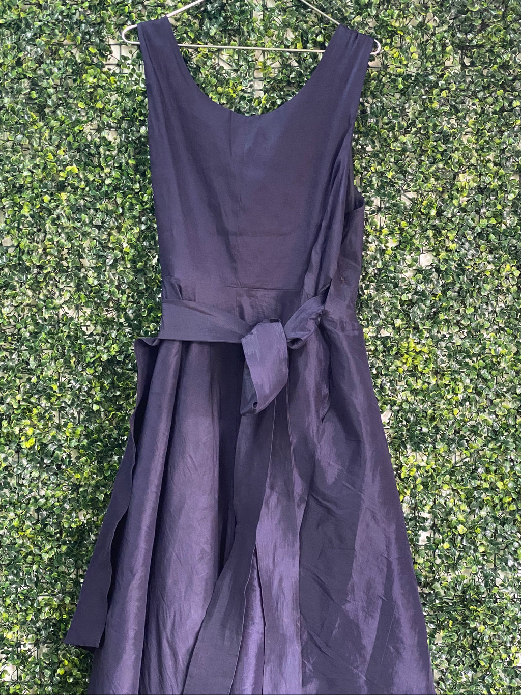 Truworths Glamour Deep Purple Wrap Midi Dress — back