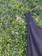 Truworths Glamour Deep Purple Wrap Midi Dress — detail